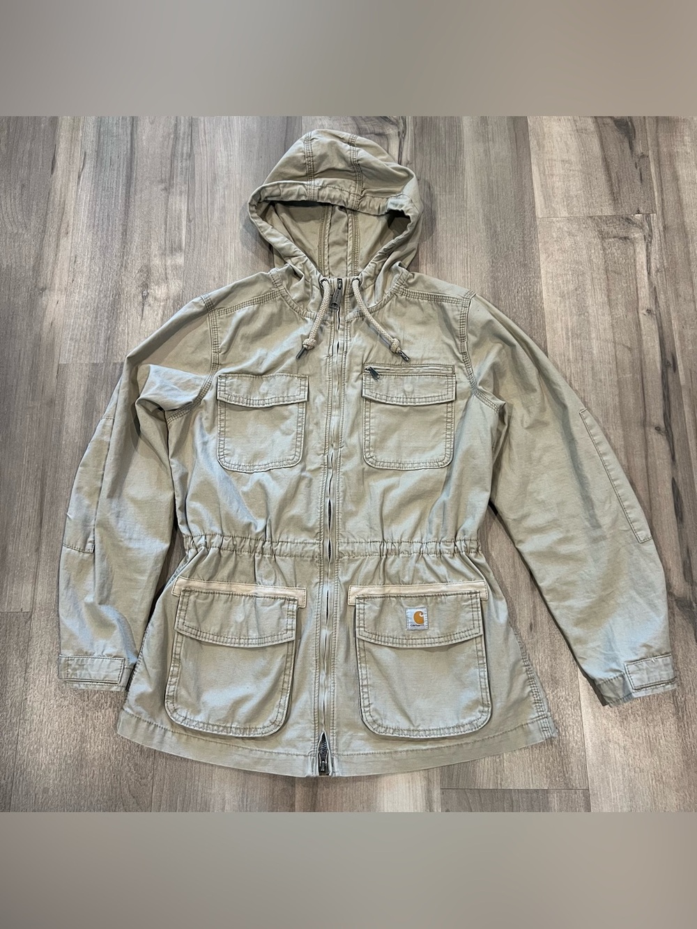 Carhartt Women's El Paso Utility Jacket Tan Size Small